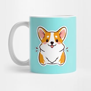 Cutest Corgi Dog Lover Puppy Retro Mug